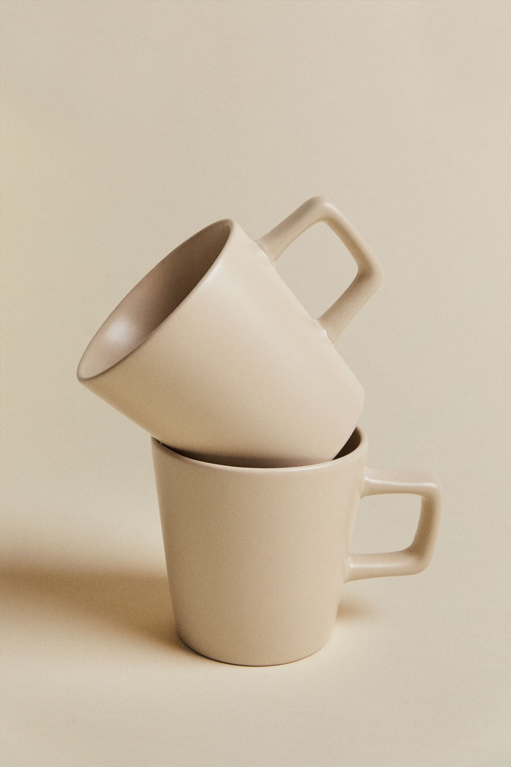 Confezione da 2 tazzine da caffè da 31cl in gres Sillex