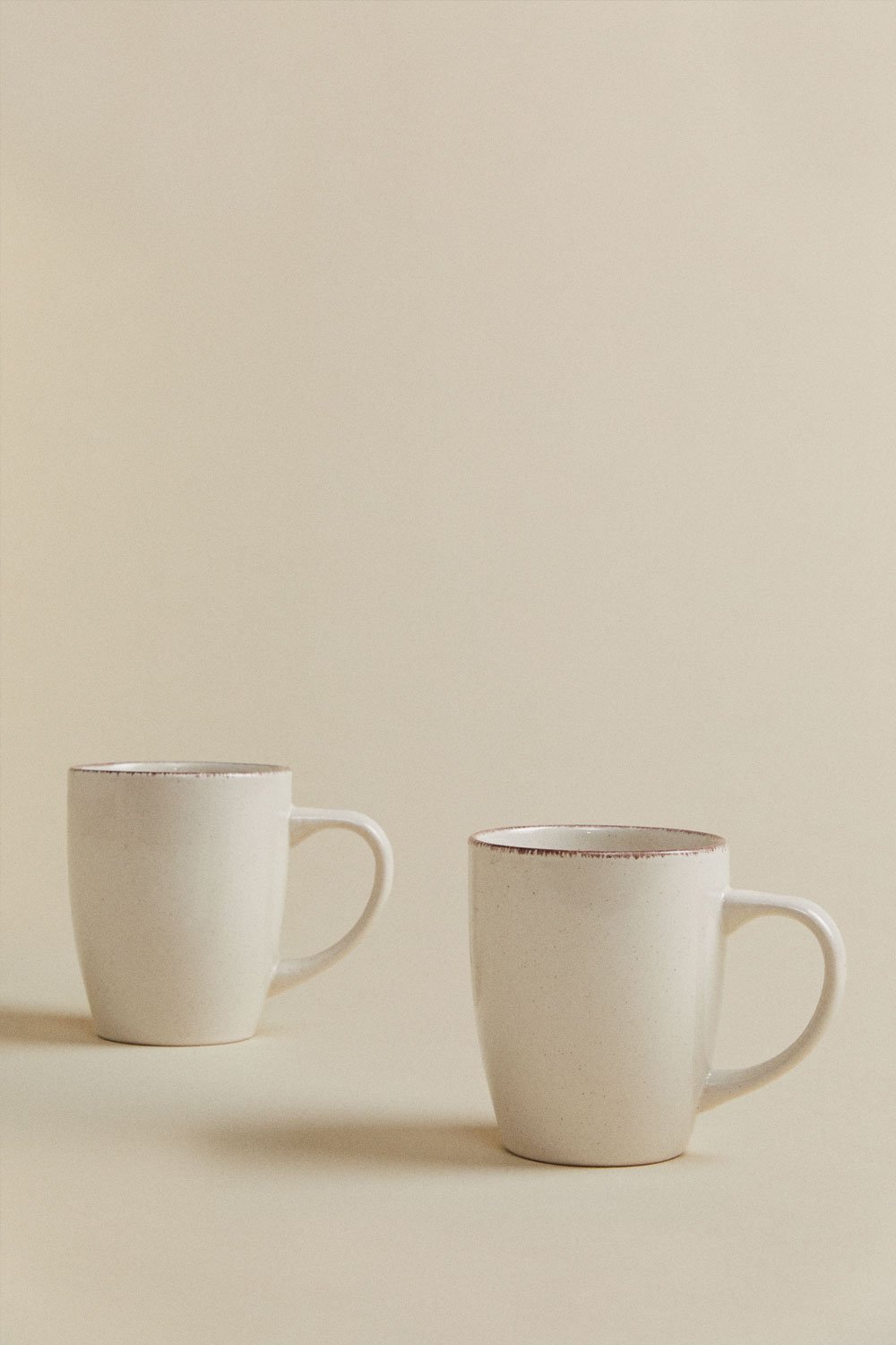 Confezione da 2 tazze da caffè 34 cl in gres Ronilena