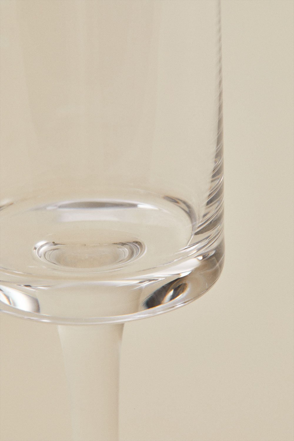 Confezione da 4 bicchieri da champagne in vetro 20 cl Lioare