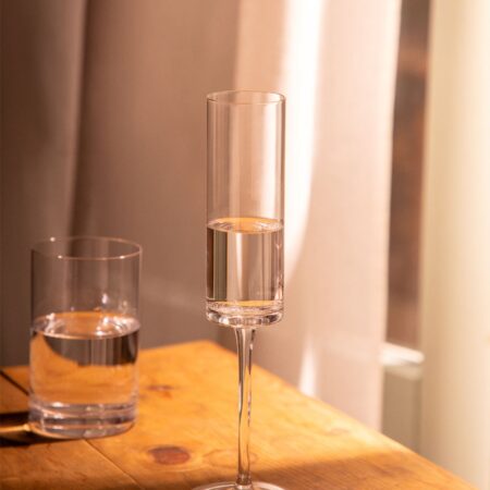 Confezione da 4 bicchieri da champagne in vetro 20 cl Lioare