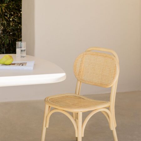 Confezione da 4 sedie da giardino in rattan California