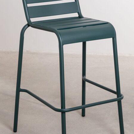 Confezione da 4 sgabelli alti da esterno impilabili Janti da 75 cm