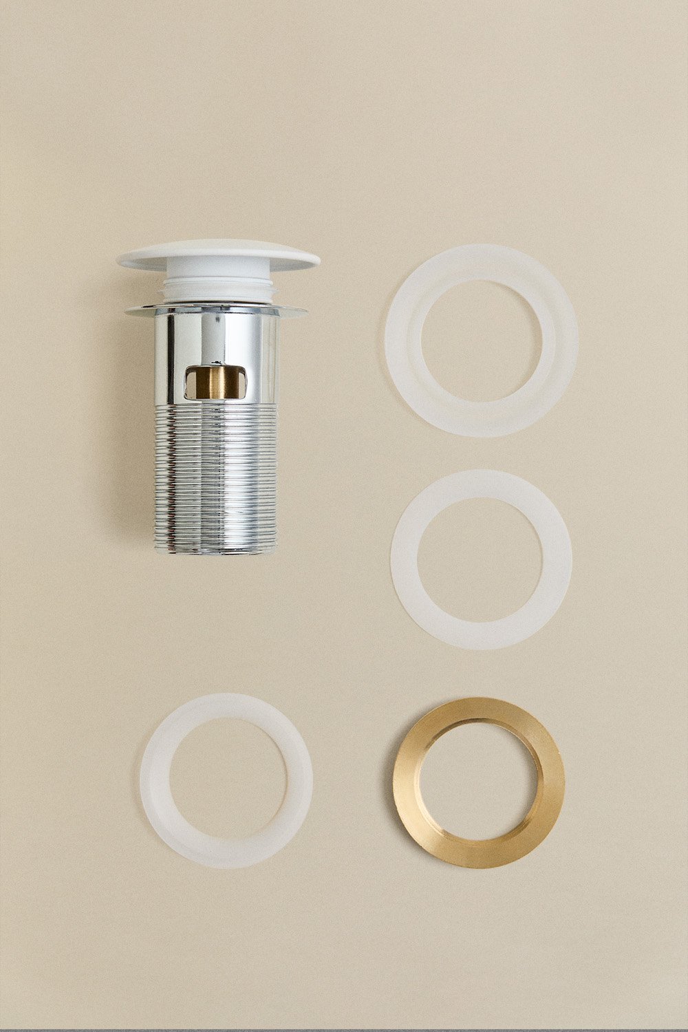 Set mobili da bagno in legno Noura con lavabi integrati