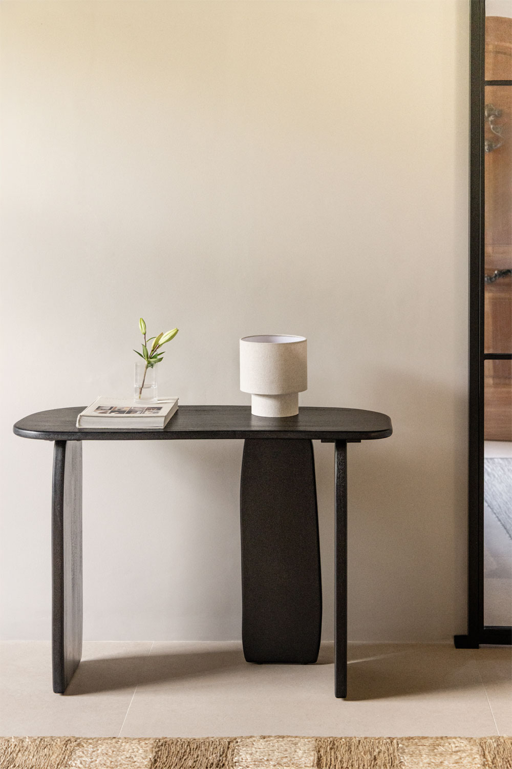 Consolle 110x45 cm in legno di mango Agathe