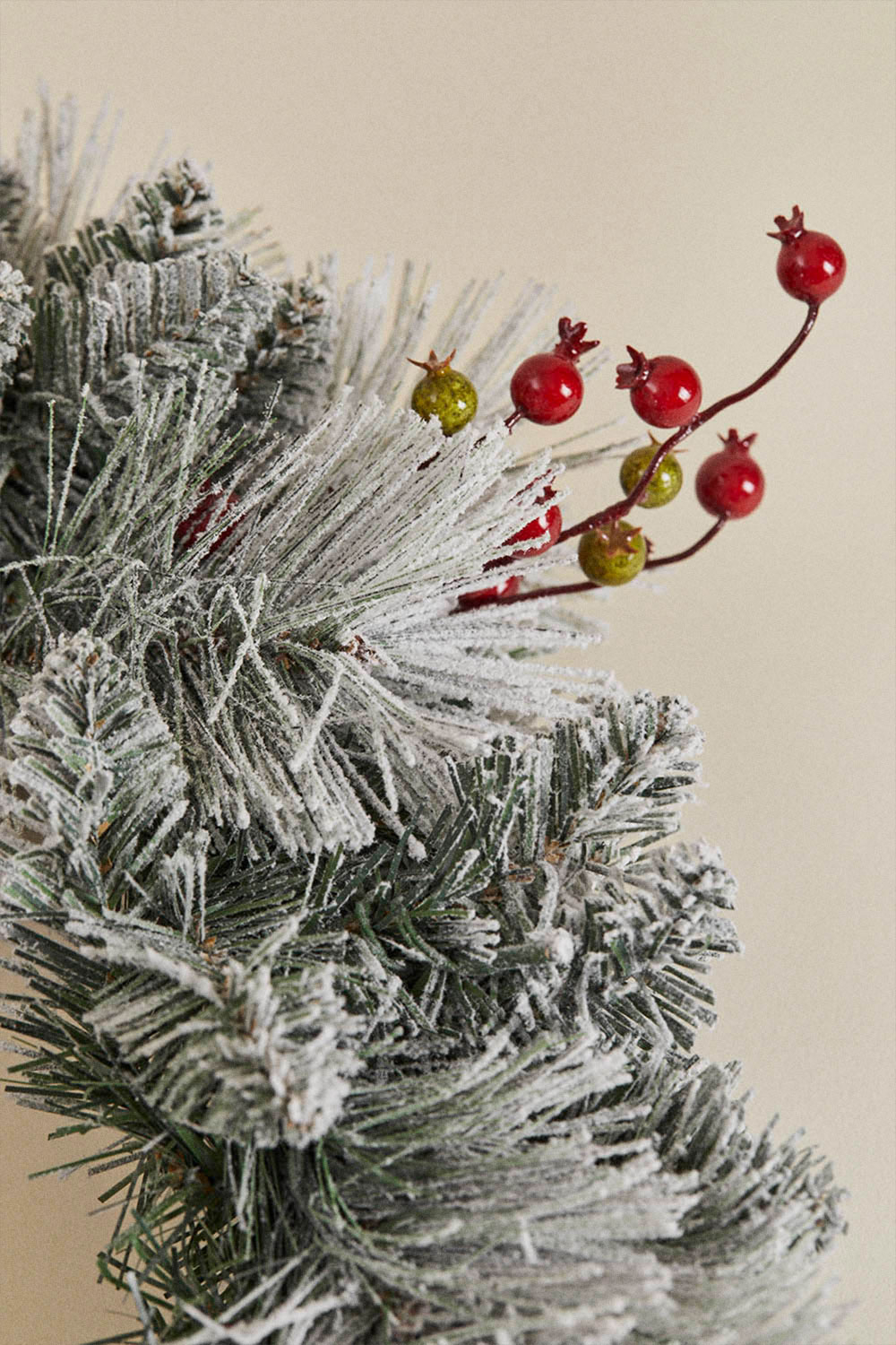 Corona decorativa di Natale con luci LED Ø60 cm Gaela