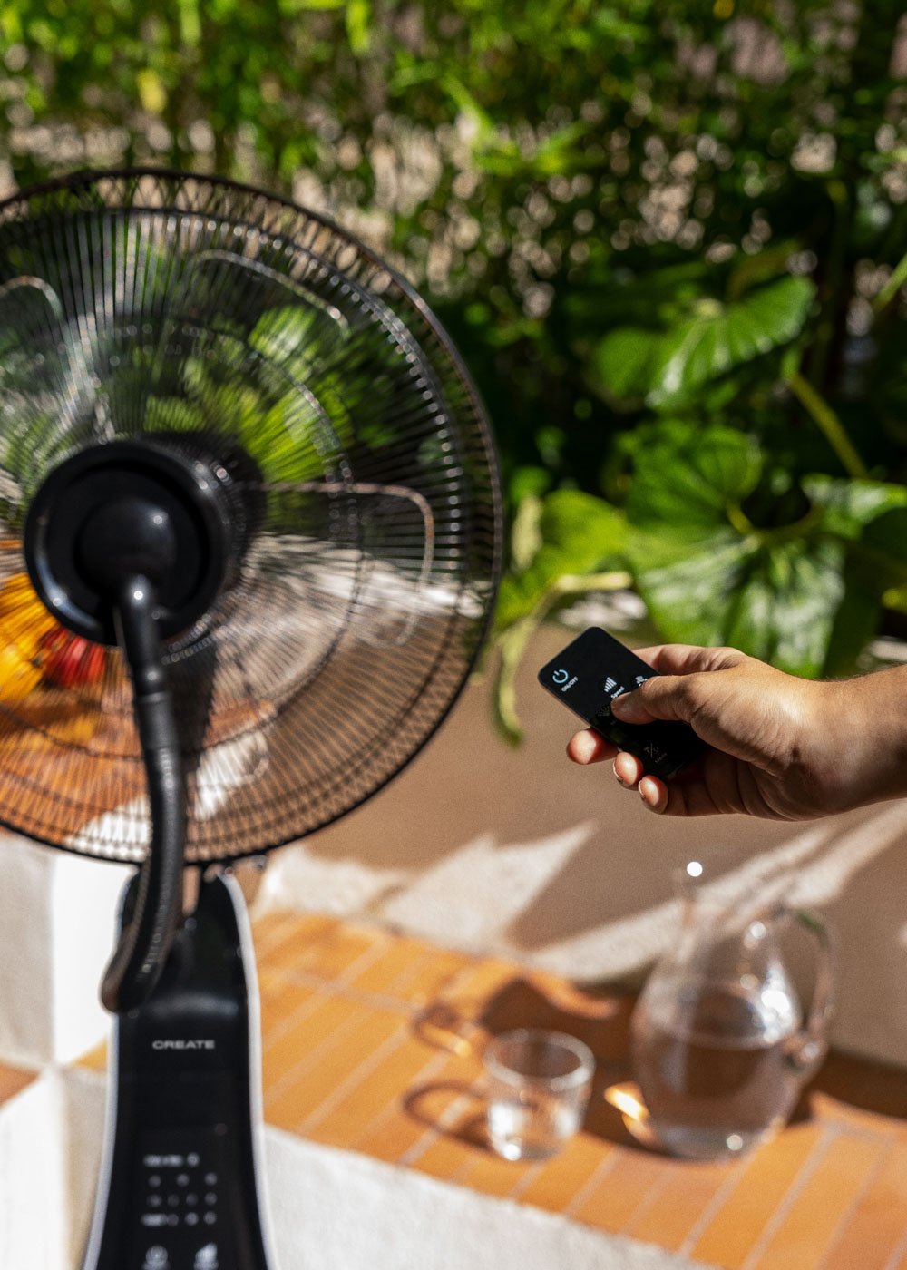 CREATE - AIR MIST - Ventilatore nebulizzatore oscillante ultra silenzioso