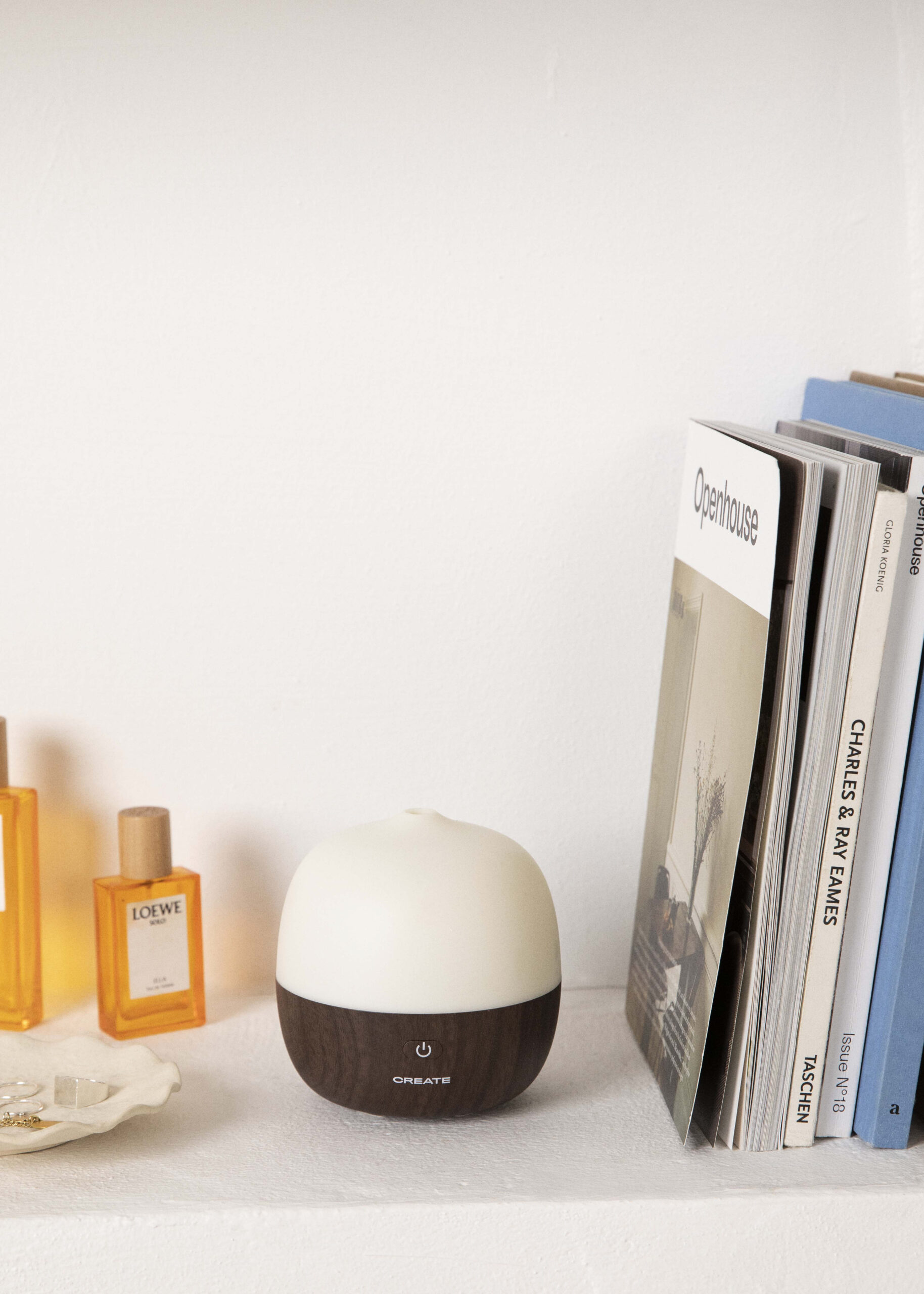 CREATE - AROMA STUDIO - Diffusore di aromi, umidificatore e lampadina a LED