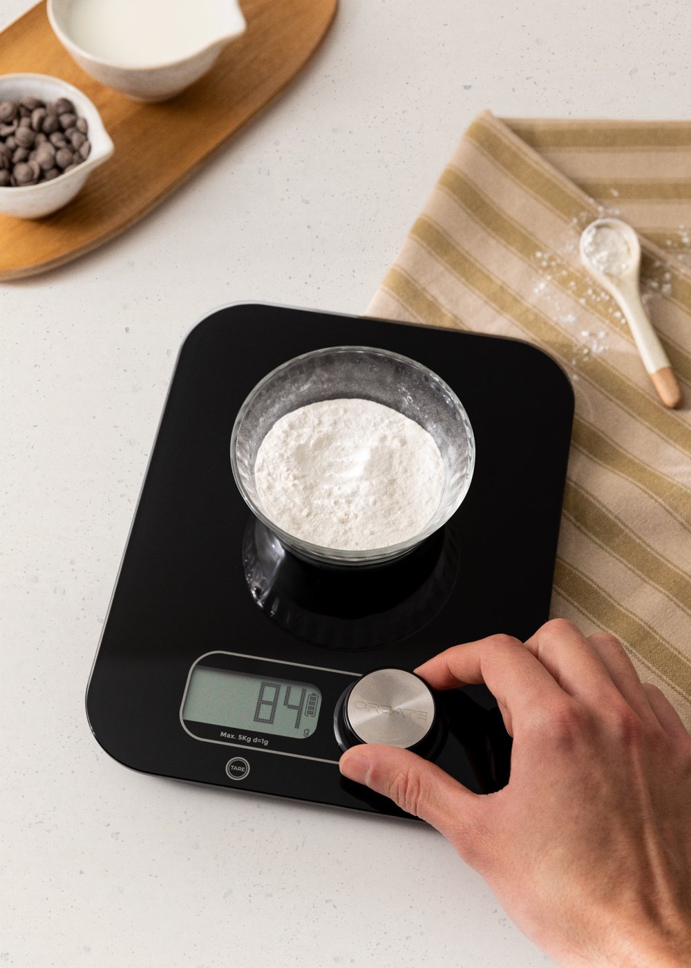 CREATE - BALANCE FOOD ECO - Bilancia da cucina senza pile
