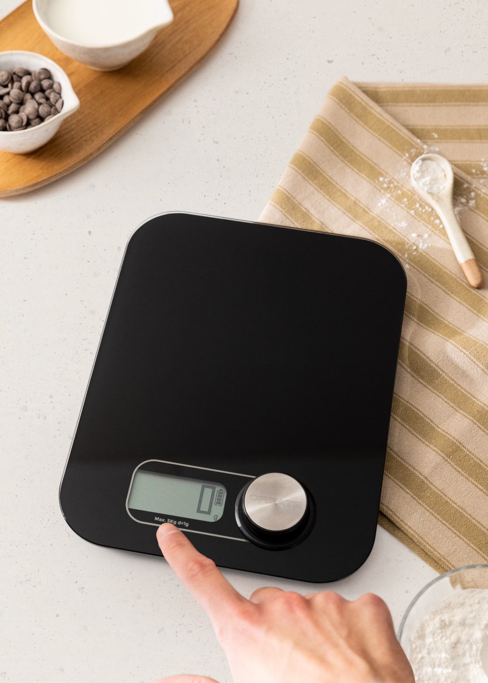CREATE - BALANCE FOOD ECO - Bilancia da cucina senza pile