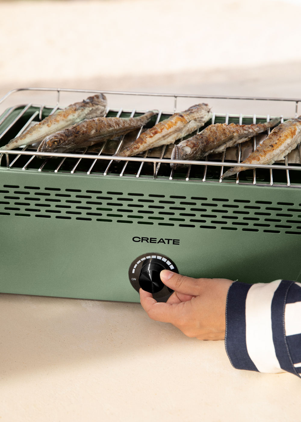 CREATE - BBQ COMPACT - Barbecue portatile a carbone a basse emissioni di fumo