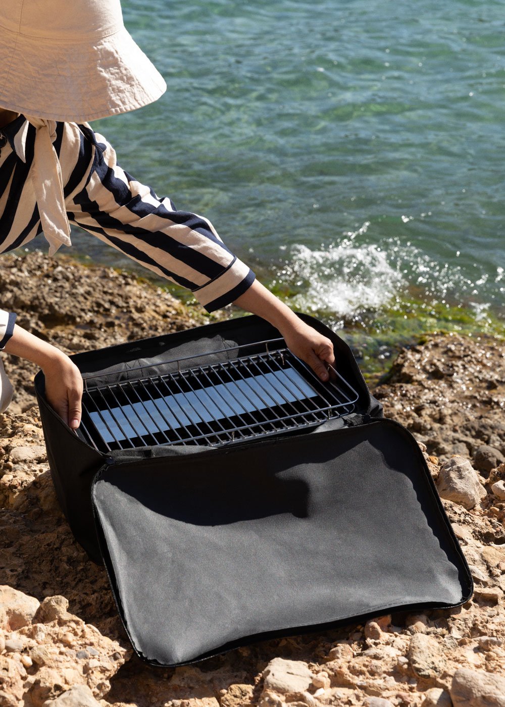CREATE - BBQ COMPACT - Barbecue portatile a carbone a basse emissioni di fumo