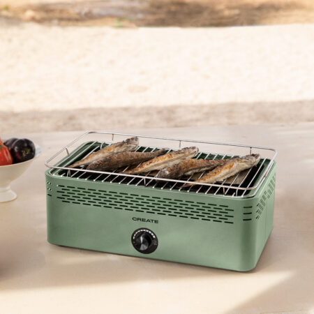CREATE - BBQ COMPACT - Barbecue portatile a carbone a basse emissioni di fumo