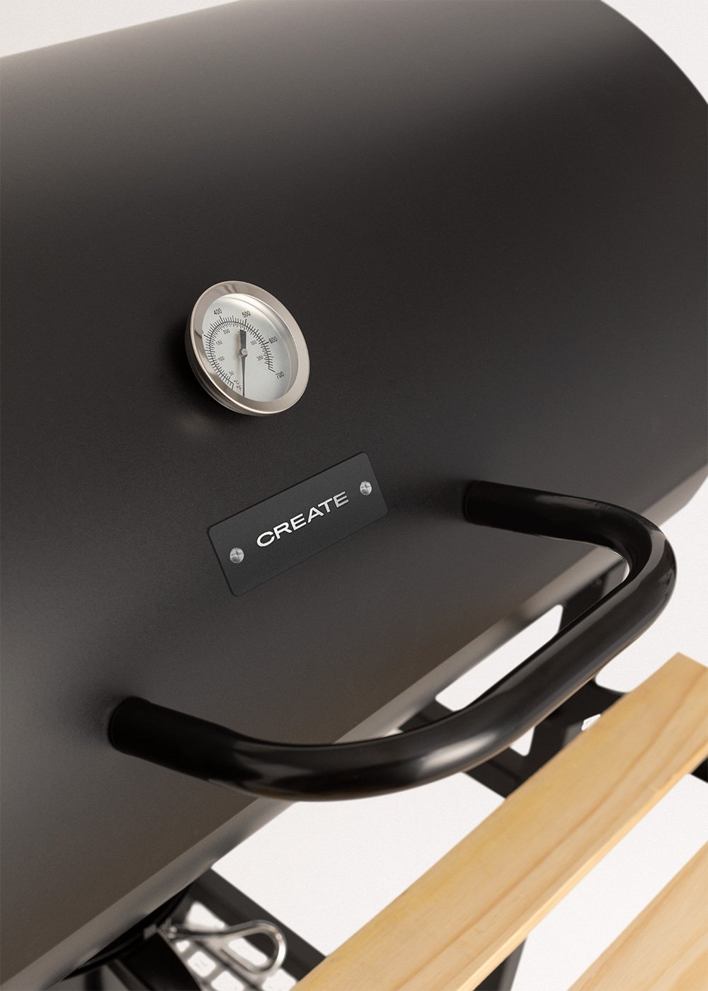 CREATE - BBQ SMOKEY - Barbecue affumicatore a carbone con ruote