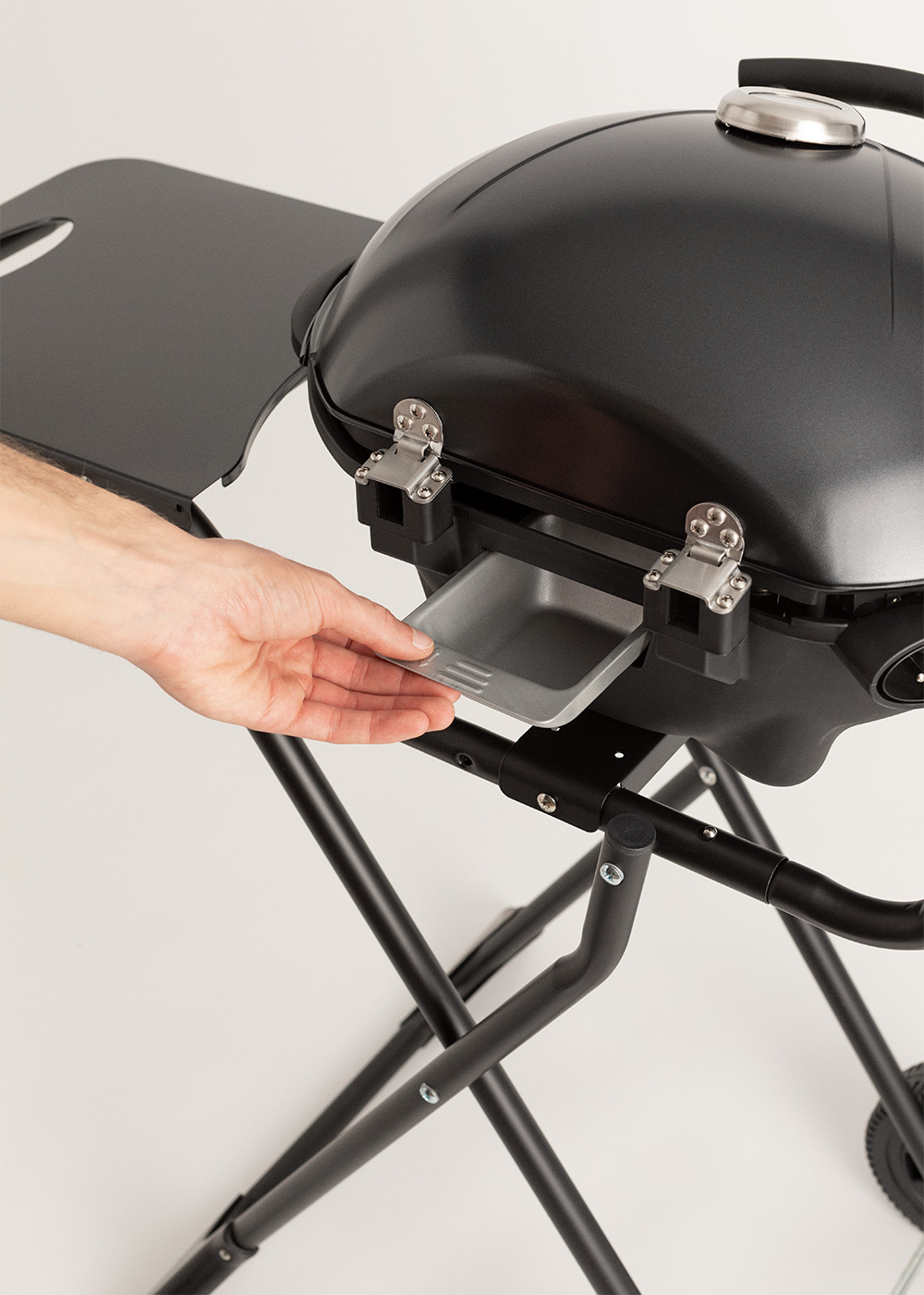 CREATE - BBQ SURFACE 2 IN 1 - Barbecue elettrico pieghevole con corpo rimovibile