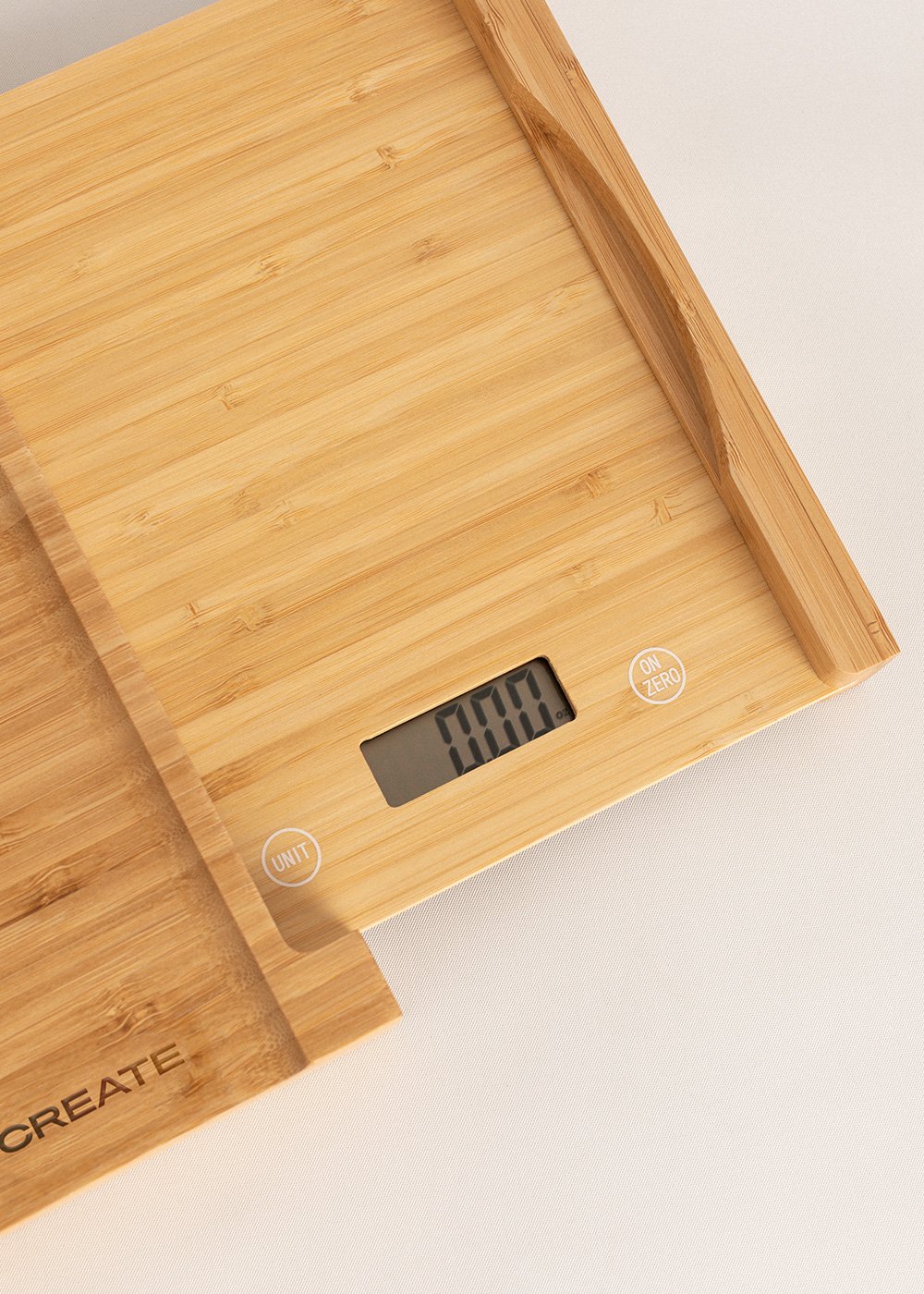 CREATE - BOARD SCALE BAMBOO - Tagliere da cucina con bilancia integrata
