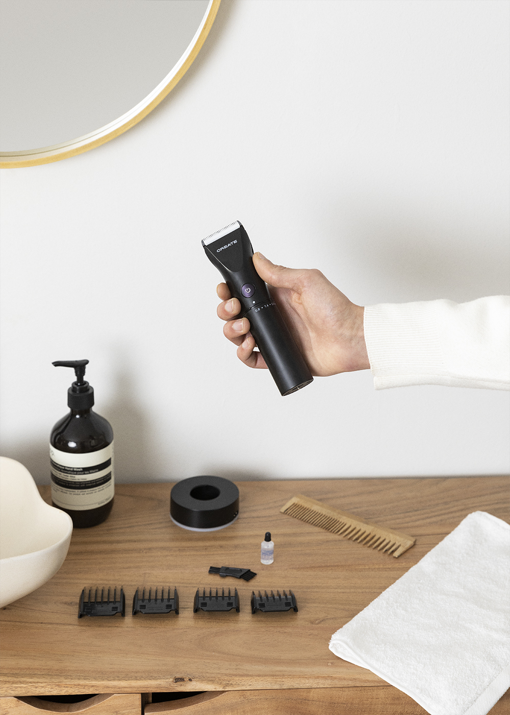 CREATE - CLIPPER EASY - Tagliacapelli e rasoio senza filo