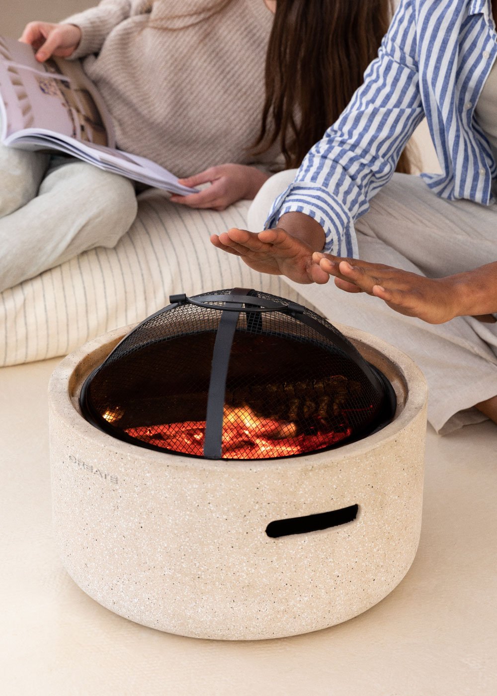 CREATE - FIRE BOWL GRILL - Braciere da esterno con grill