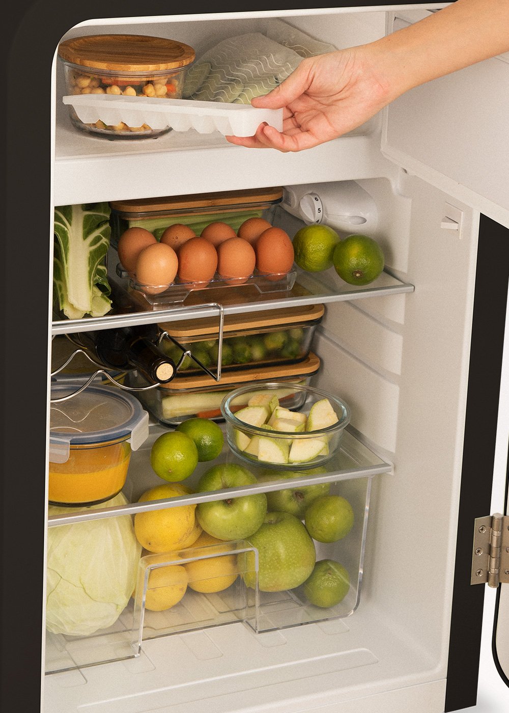 CREATE - FRIDGE RETRO 107L - Frigorifero in stile retrò