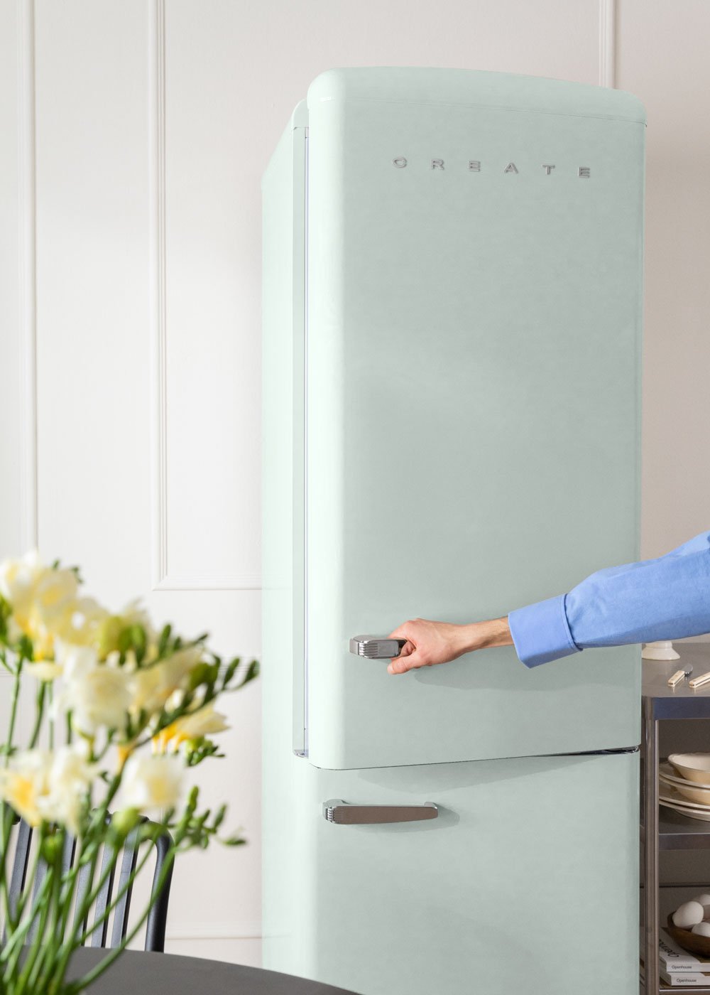 CREATE - FRIDGE STYLANCE 330L - Frigorifero combinato in stile retrò