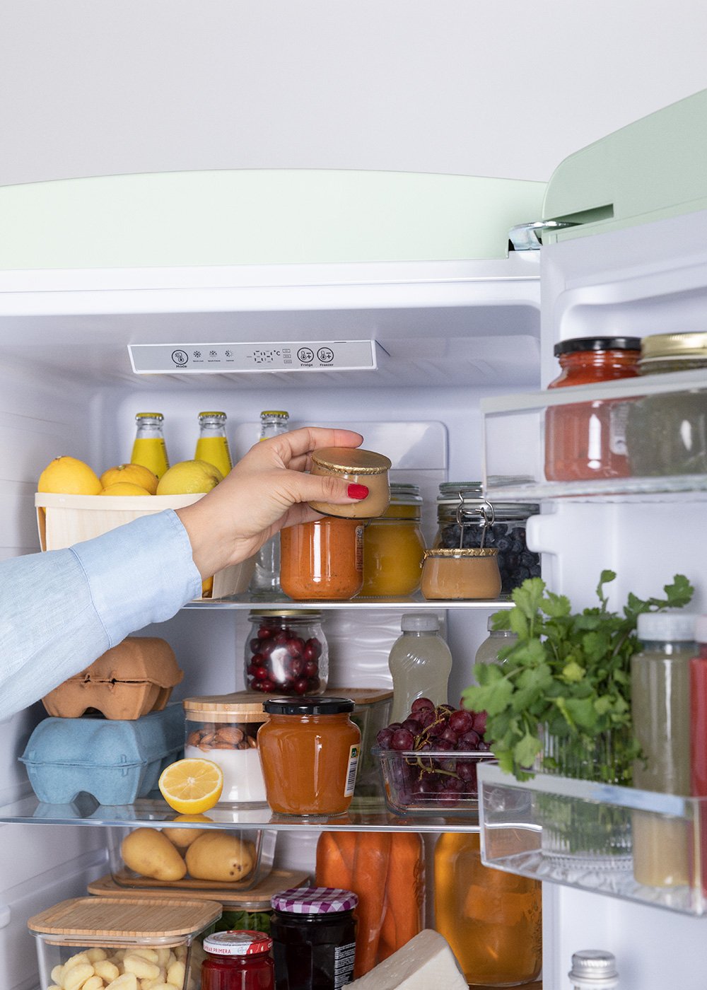 CREATE - FRIDGE STYLANCE 330L - Frigorifero combinato in stile retrò