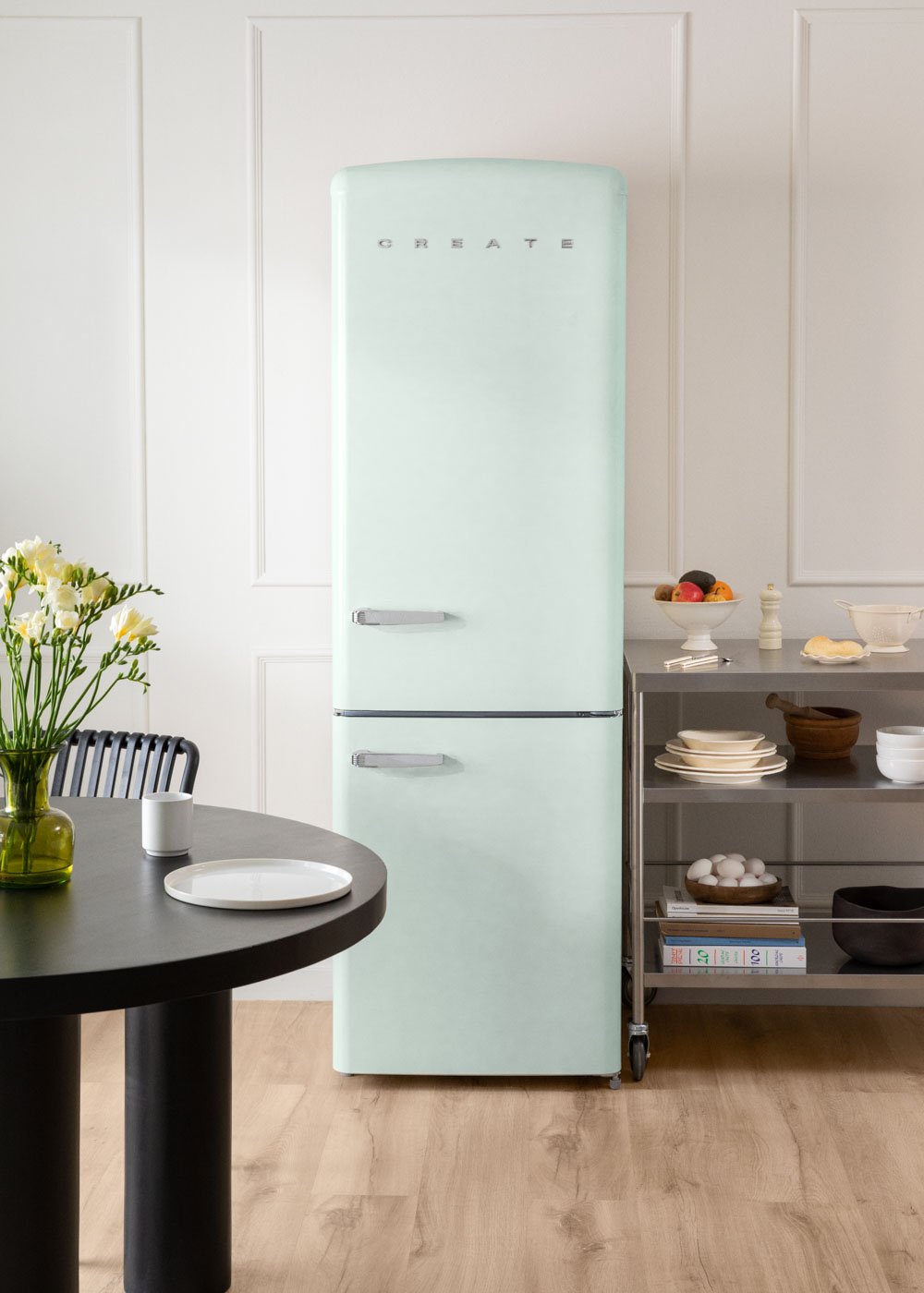 CREATE - FRIDGE STYLANCE 330L - Frigorifero combinato in stile retrò