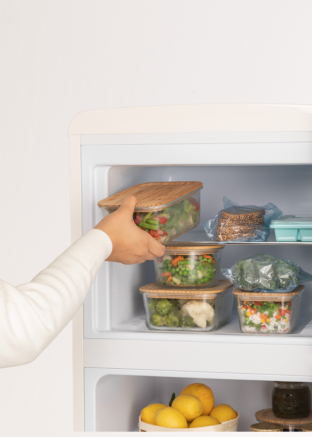 CREATE - FRIDGE STYLANCE TOP 246L - Frigorifero combinato in stile retrò