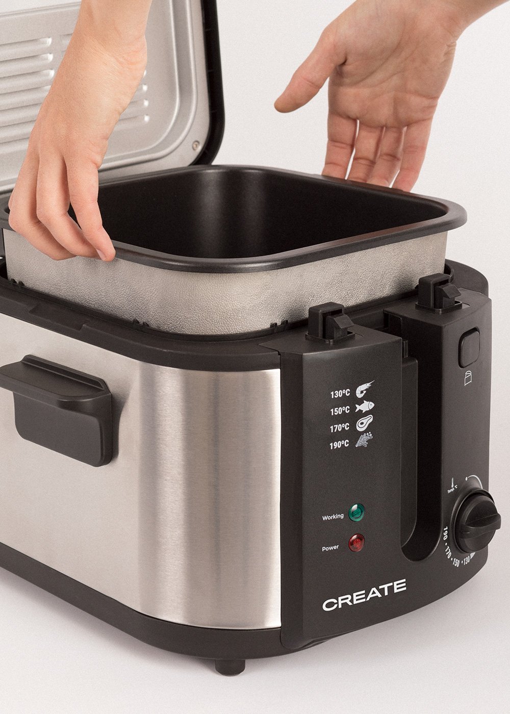 CREATE - FRYER OIL PRO - Friggitrice eletrica 3L