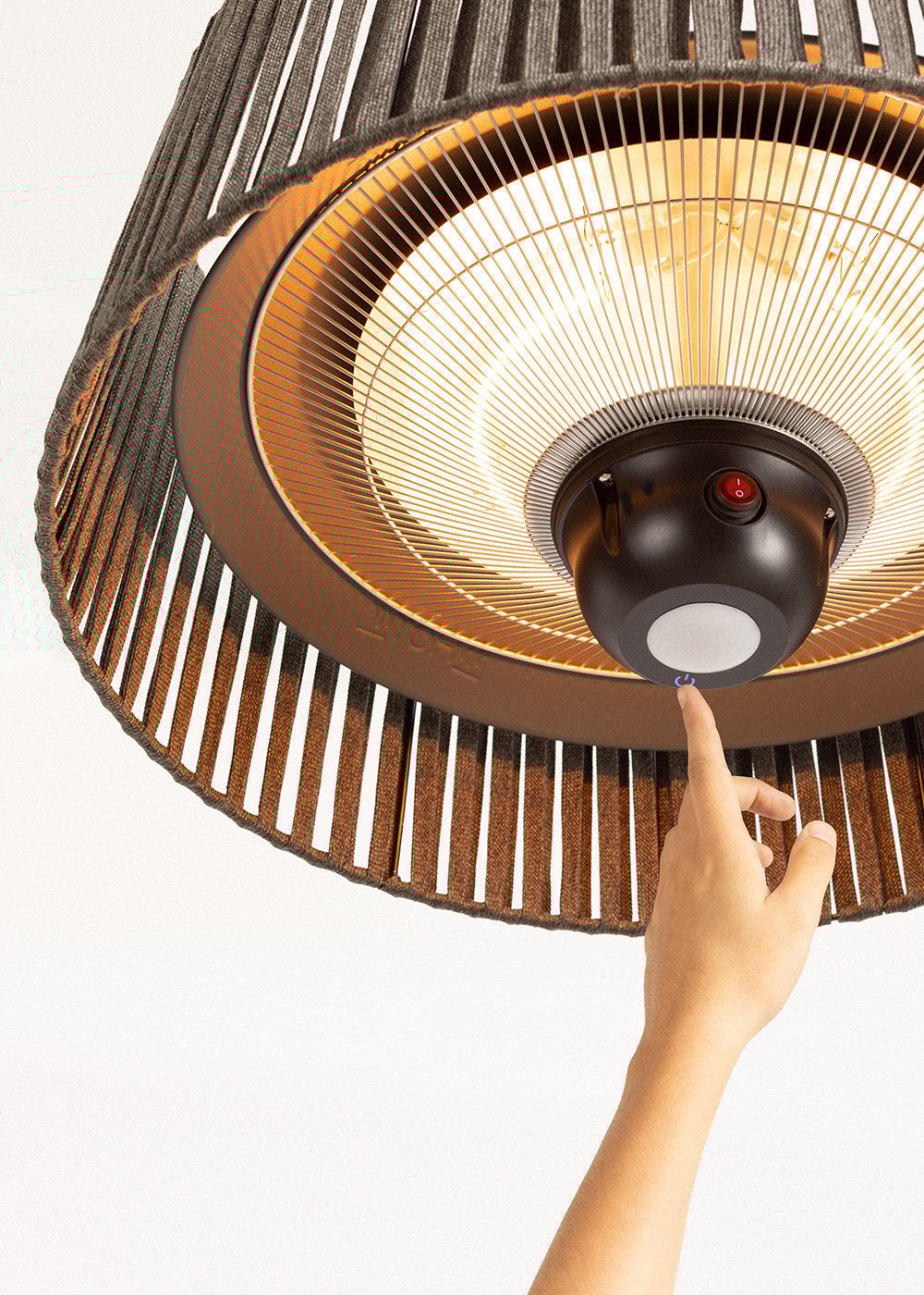 CREATE - HANGING HEATER - Lampada e stufa alogena a infrarossi da 1800W