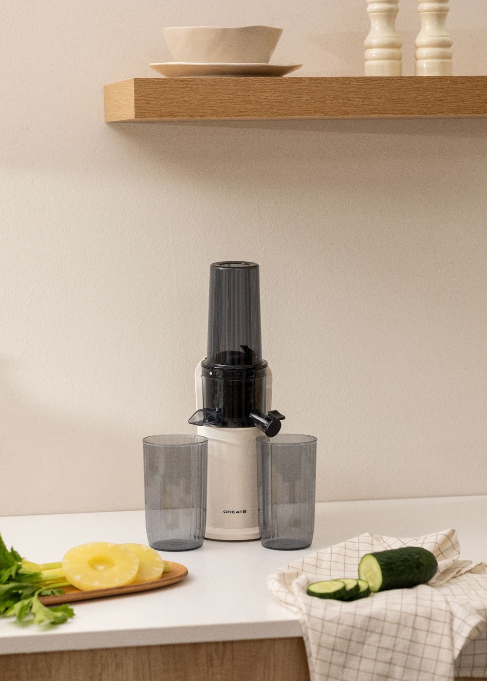 CREATE - JUICER SLOW MINI - Estrattore a estrazione lenta 150W