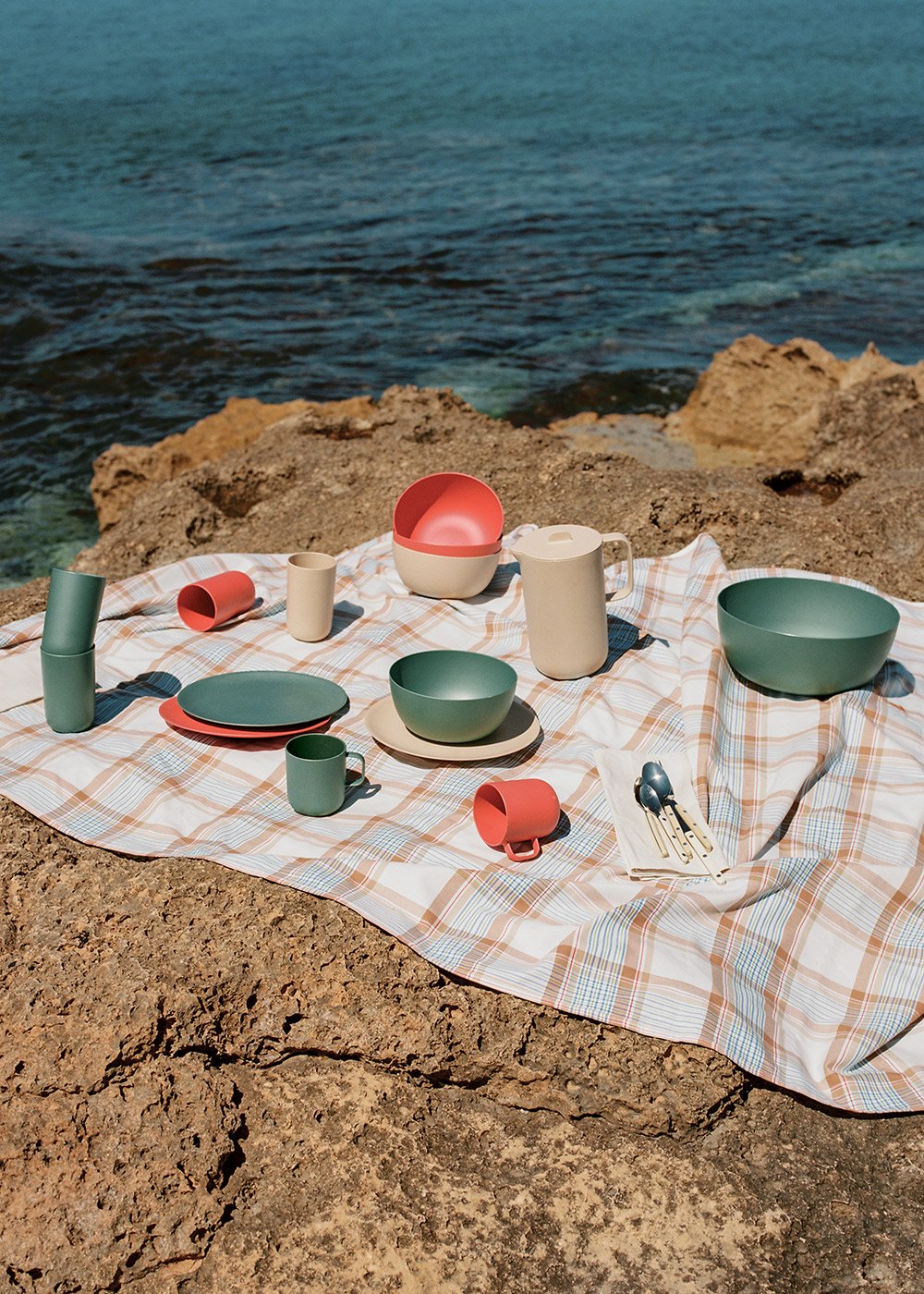 CREATE - KITCHENWARE OUTDOOR ECO - Set 4 piatti da esterno