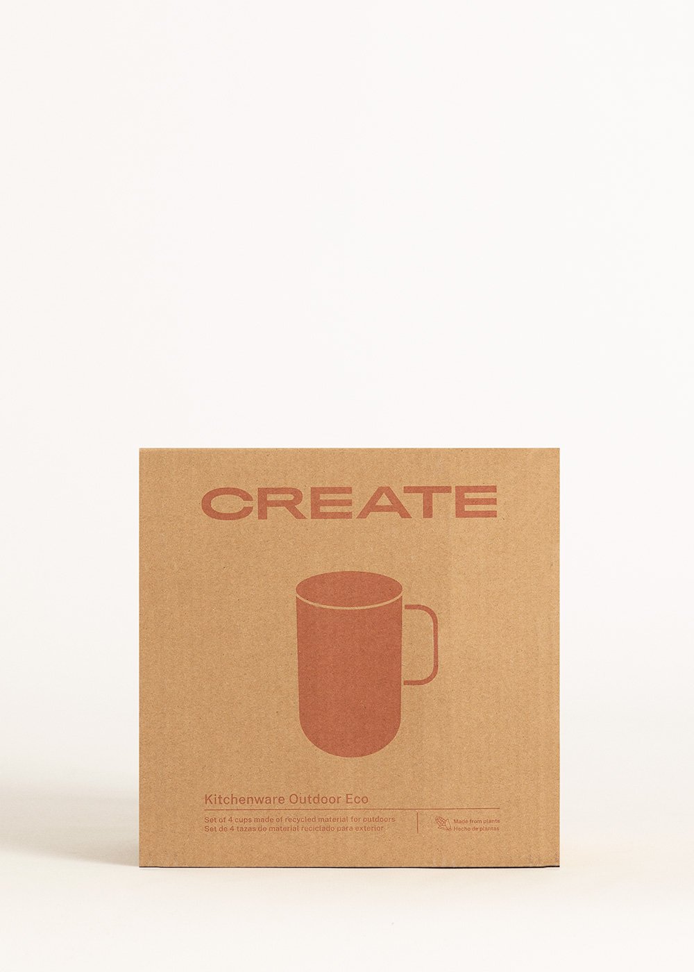 CREATE - KITCHENWARE OUTDOOR ECO - Set di 4 tazze da esterno