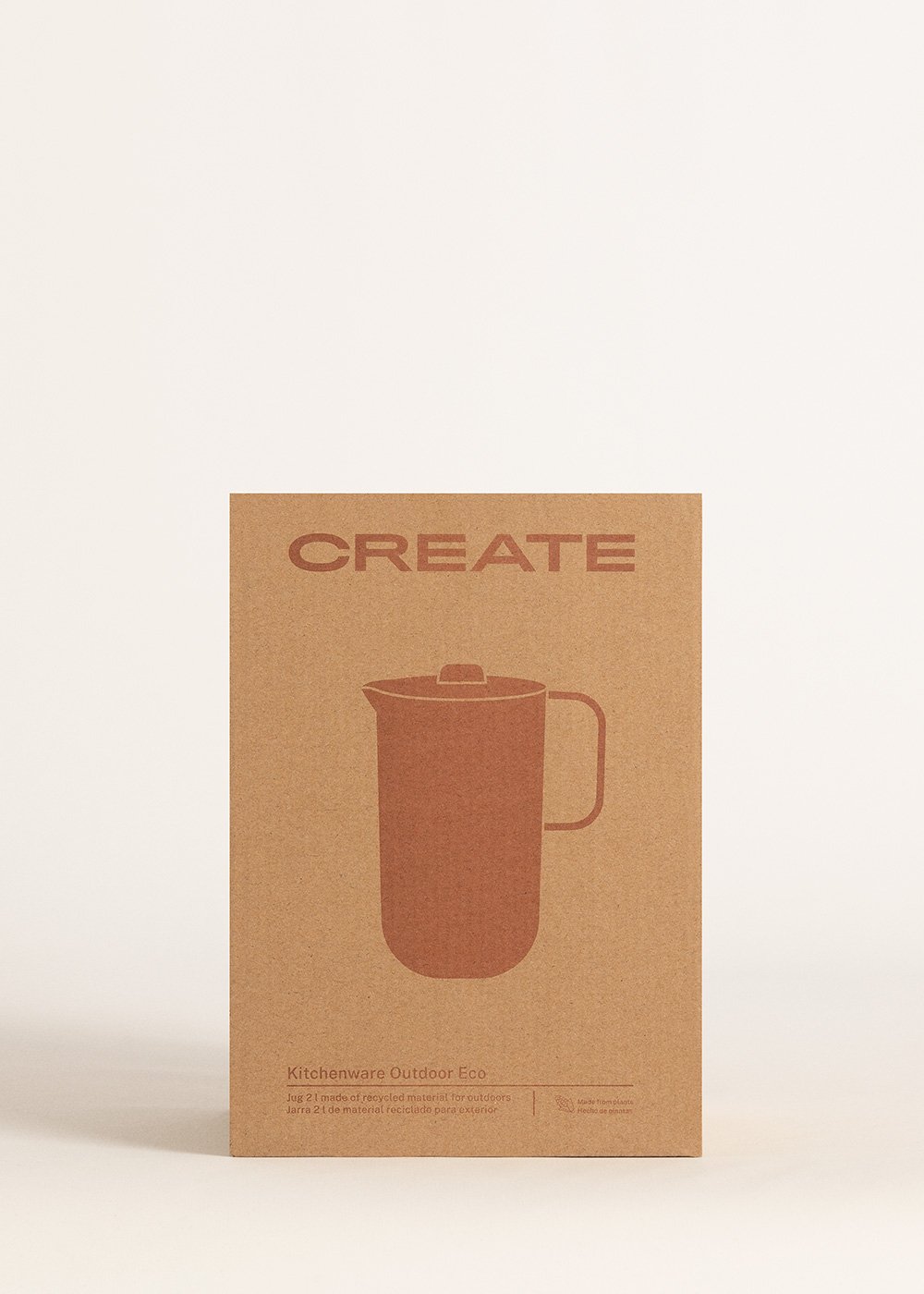 CREATE - KITCHENWARE OUTDOOR ECO - Set di brocca da 2 L e 4 bicchieri da 500 ml