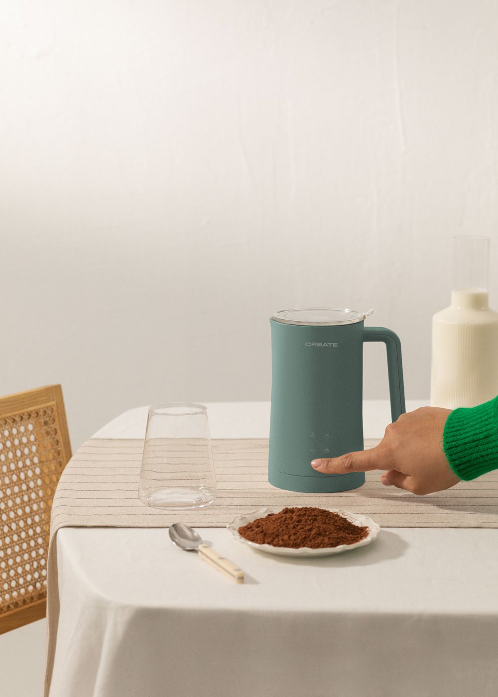 CREATE - MILK FROTHER STUDIO - Montalatte e scalda latte e cioccolata