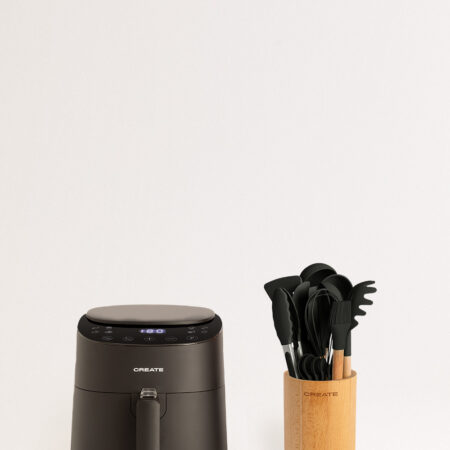 CREATE - Pack AIR FRYER PRO COMPACT 3.5 L + Set di utensili da cucina