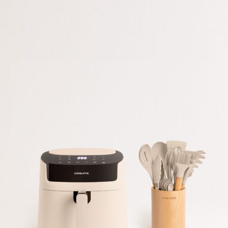 CREATE - Pack AIR FRYER PRO LARGE 6.2 L + Set di utensili da cucina