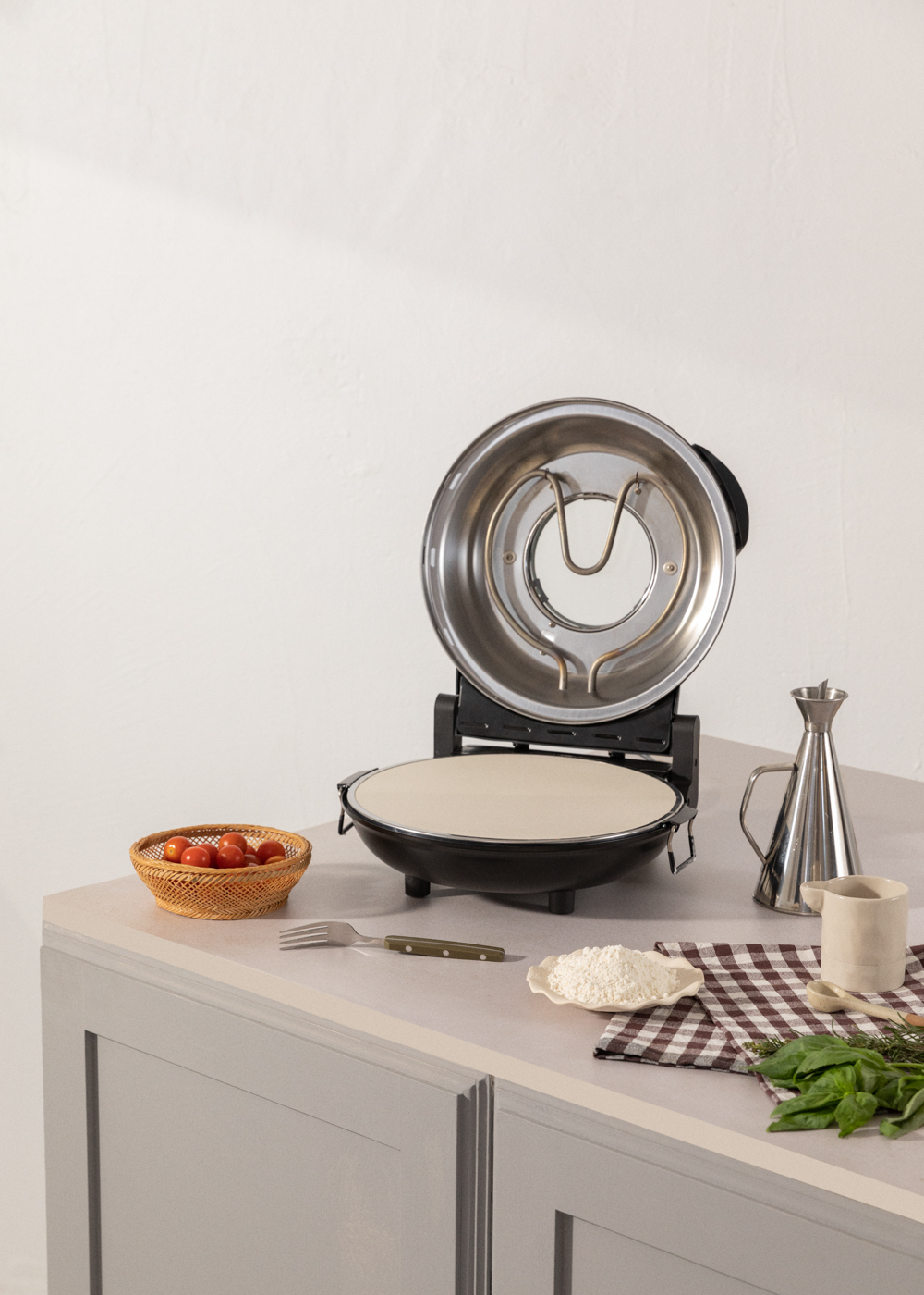 CREATE - PIZZA MAKER - Forno elettrico con pietra refrattaria
