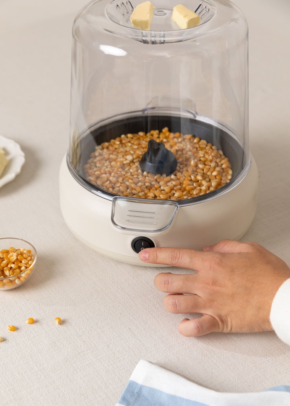 CREATE - POPCORN MAKER STUDIO - Macchina per popcorn con sciogli-burro