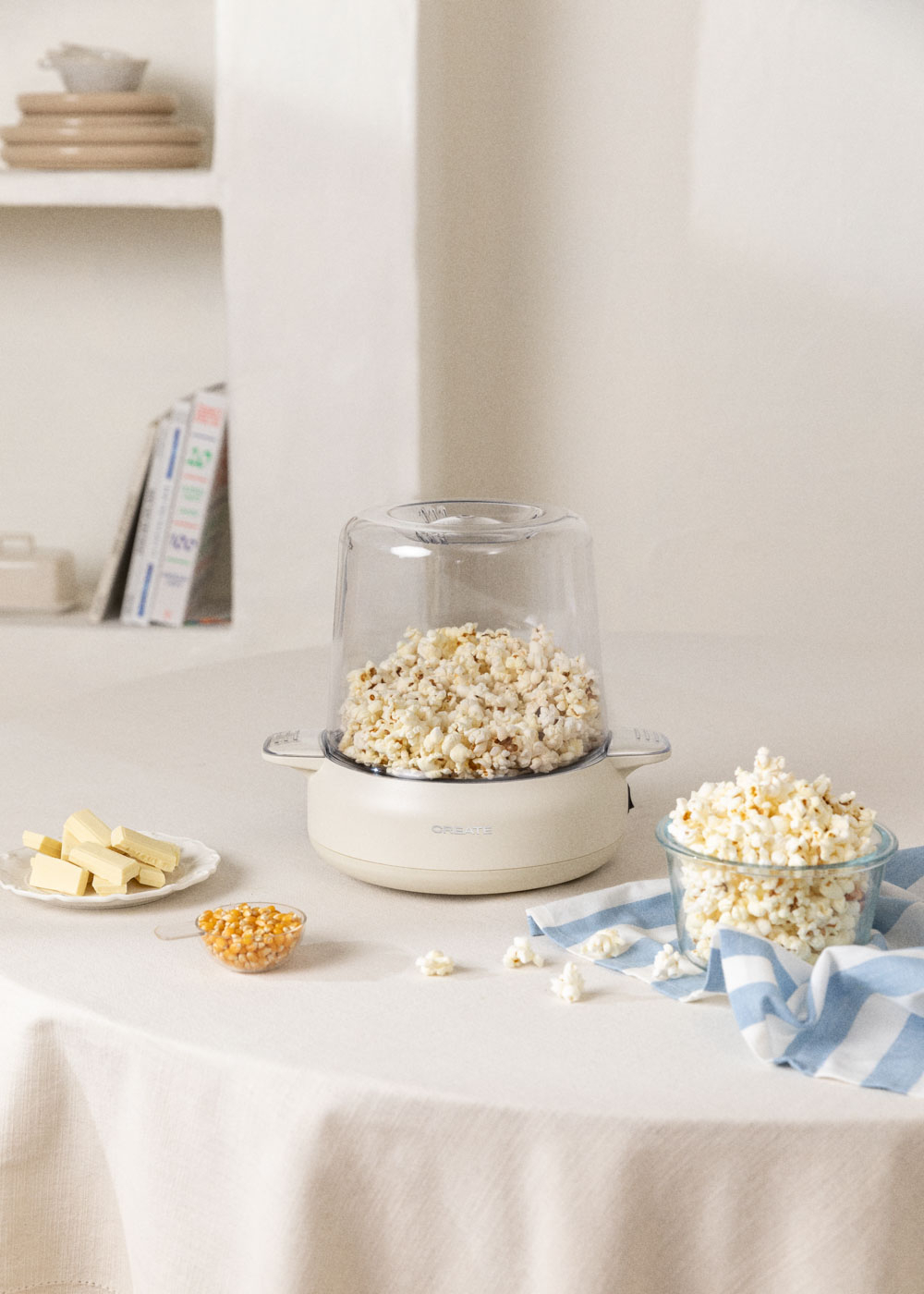 CREATE - POPCORN MAKER STUDIO - Macchina per popcorn con sciogli-burro