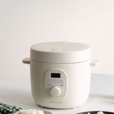 CREATE - RICE COOKER STUDIO - Cuociriso elettrico da 2L con cestello per vapore