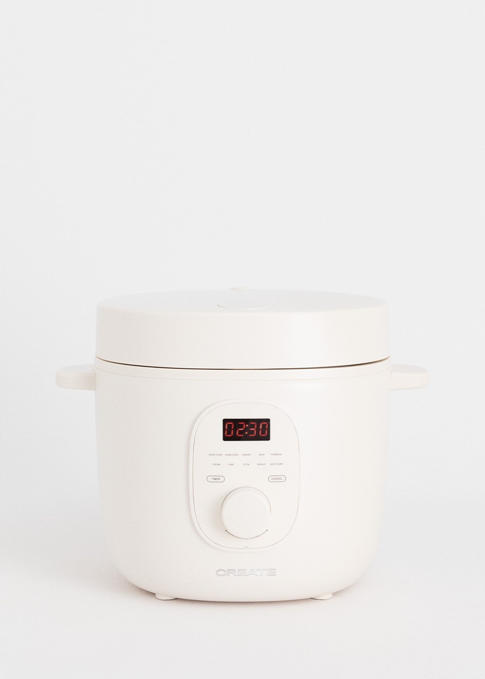 CREATE - RICE COOKER STUDIO - Cuociriso elettrico da 2L con cestello per vapore