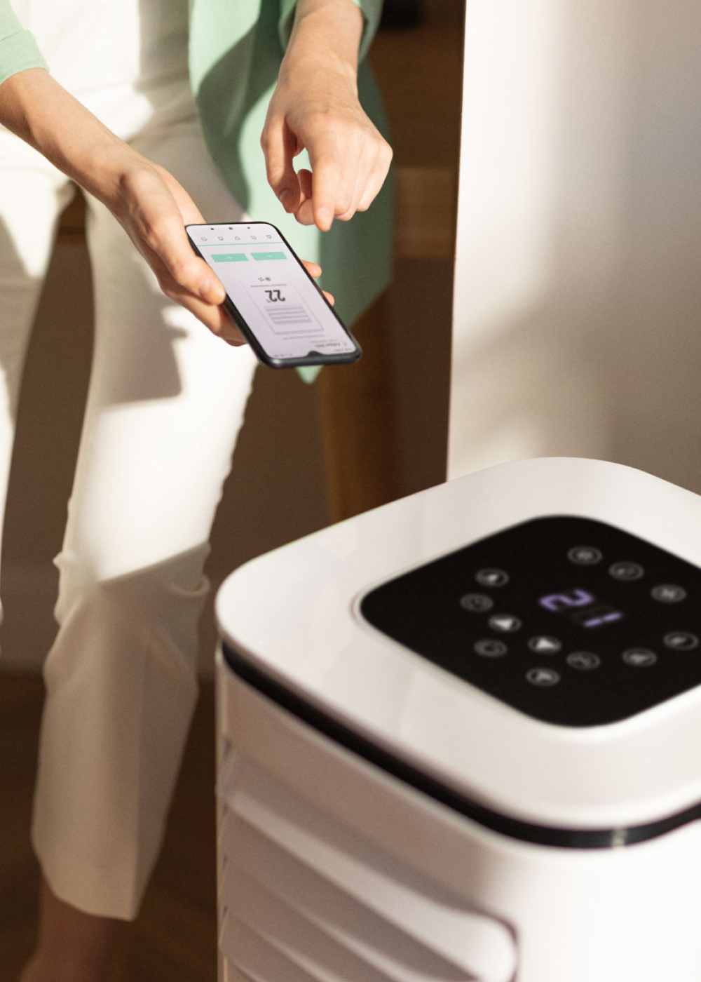 CREATE - SILKAIR CONNECT - Condizionatore portatile 3 in 1 con WiFi 9000 BTU
