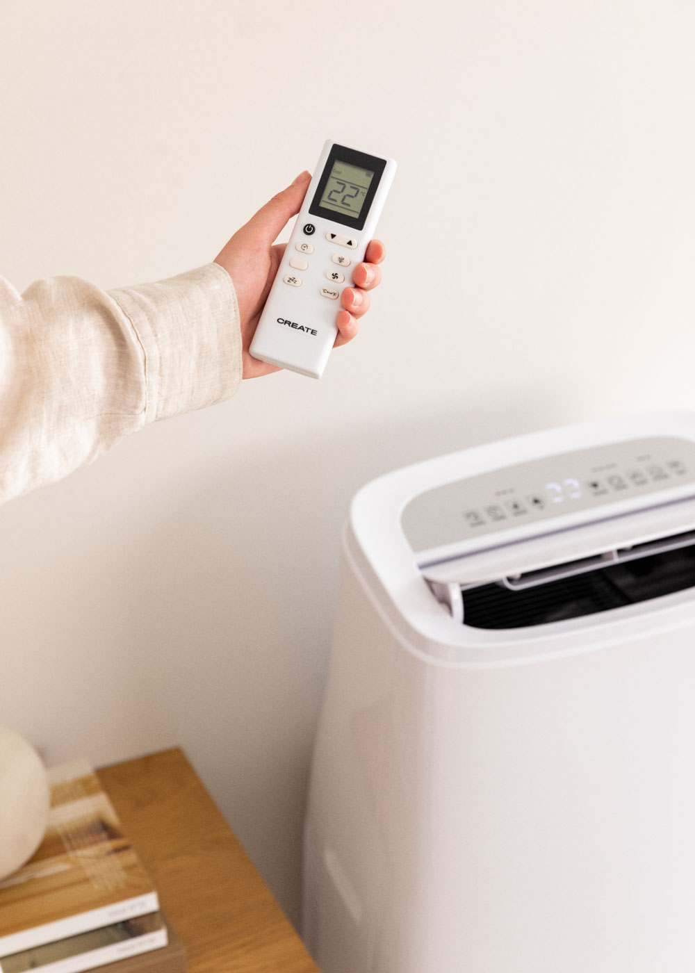 CREATE - SILKAIR CONNECT ELITE PRO - Condizionatore portatile 4 in 1 WiFi 14000 BTU con pompa di calore
