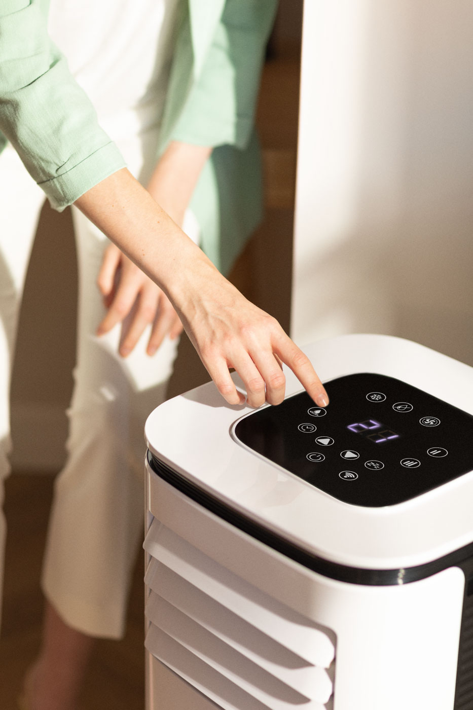 CREATE - SILKAIR CONNECT PRO - Climatizzatore portatile 4 in 1 WiFi 9000 BTU con pompa di calore