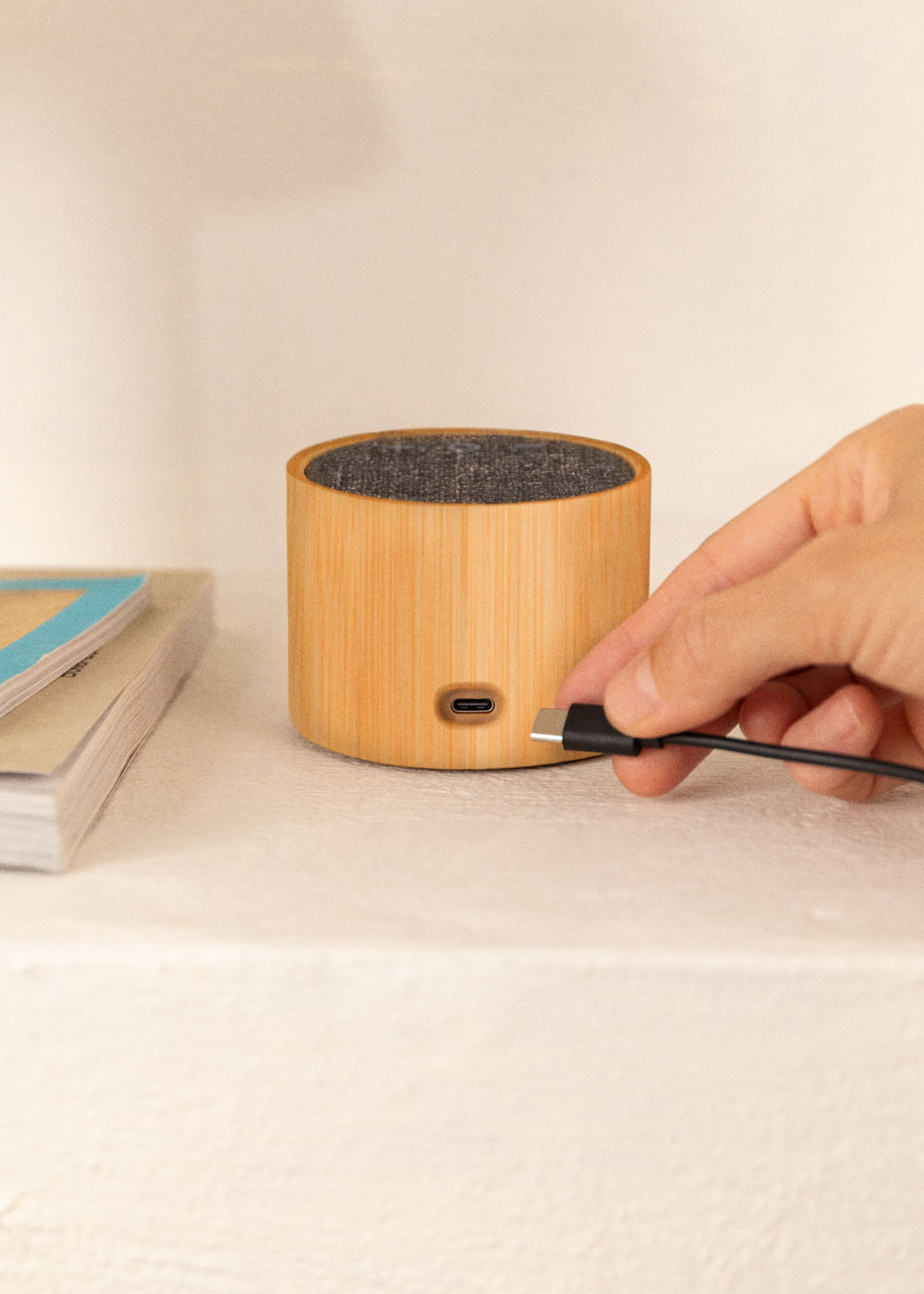 CREATE - SPEAKER MINI BAMBOO - Altoparlante Speaker Bluetooth in bambù