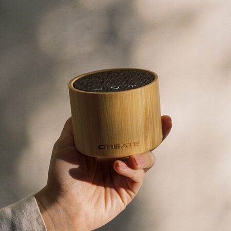 CREATE - SPEAKER MINI BAMBOO - Altoparlante Speaker Bluetooth in bambù
