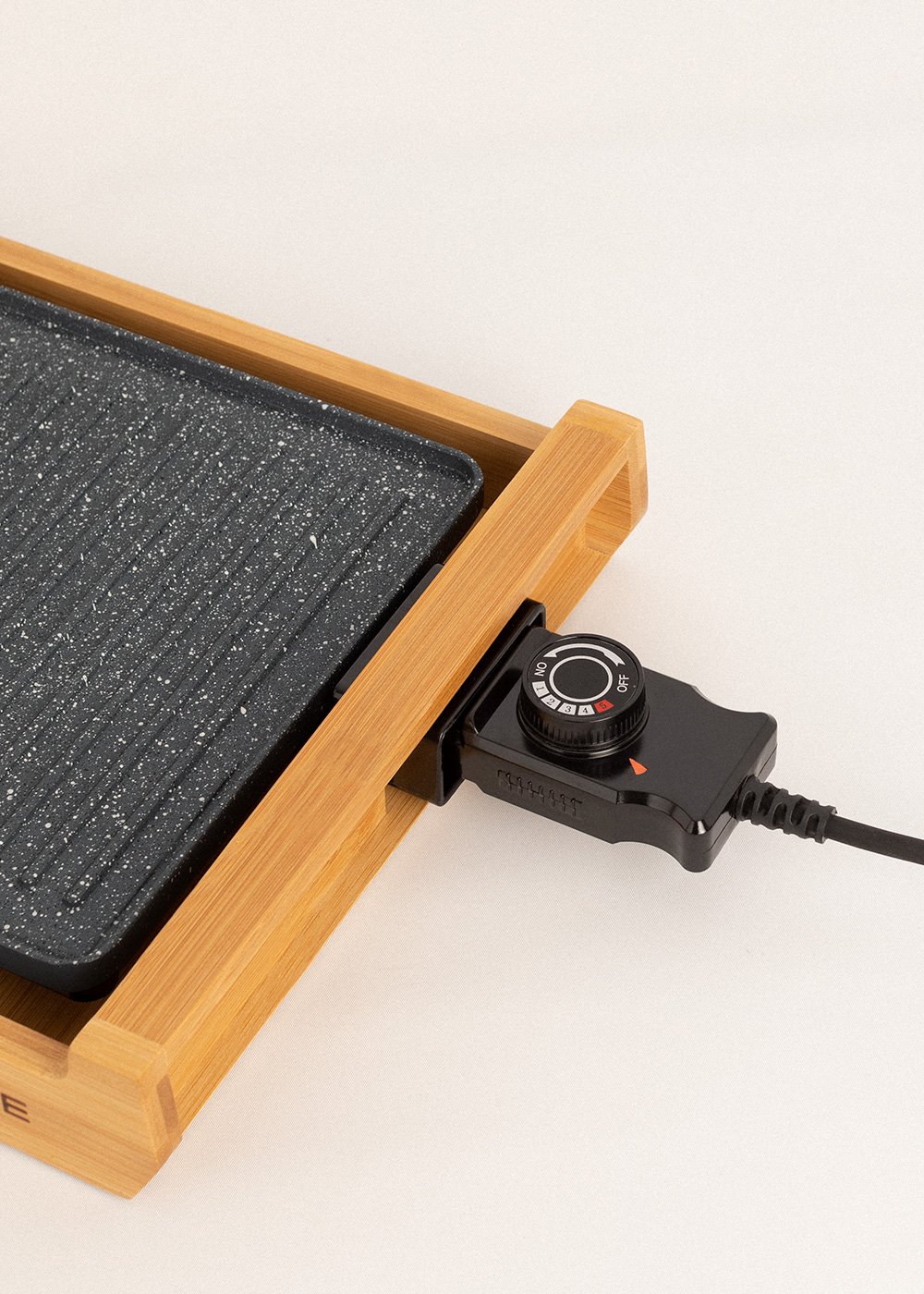 CREATE - STONE FLAT BAMBOO - Piastra Grill elettrica 1800W