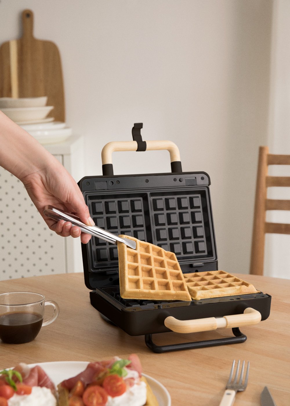 CREATE - STONE STUDIO - Tostiera per panini, grill e waffle con piastre intercambiabili