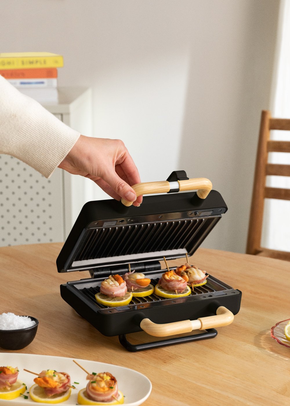 CREATE - STONE STUDIO - Tostiera per panini, grill e waffle con piastre intercambiabili