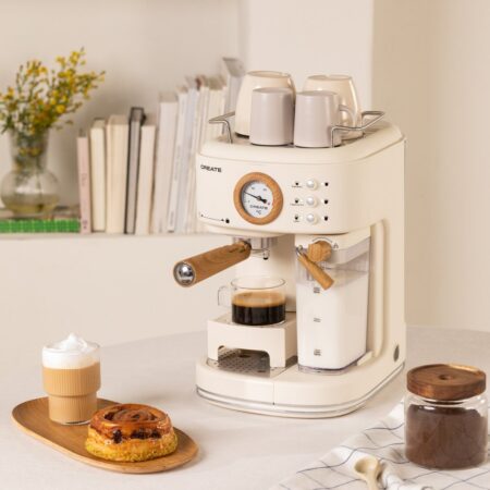 CREATE - THERA RETRO PRO - Macchina per caffè espresso semiautomatica da 20 bar