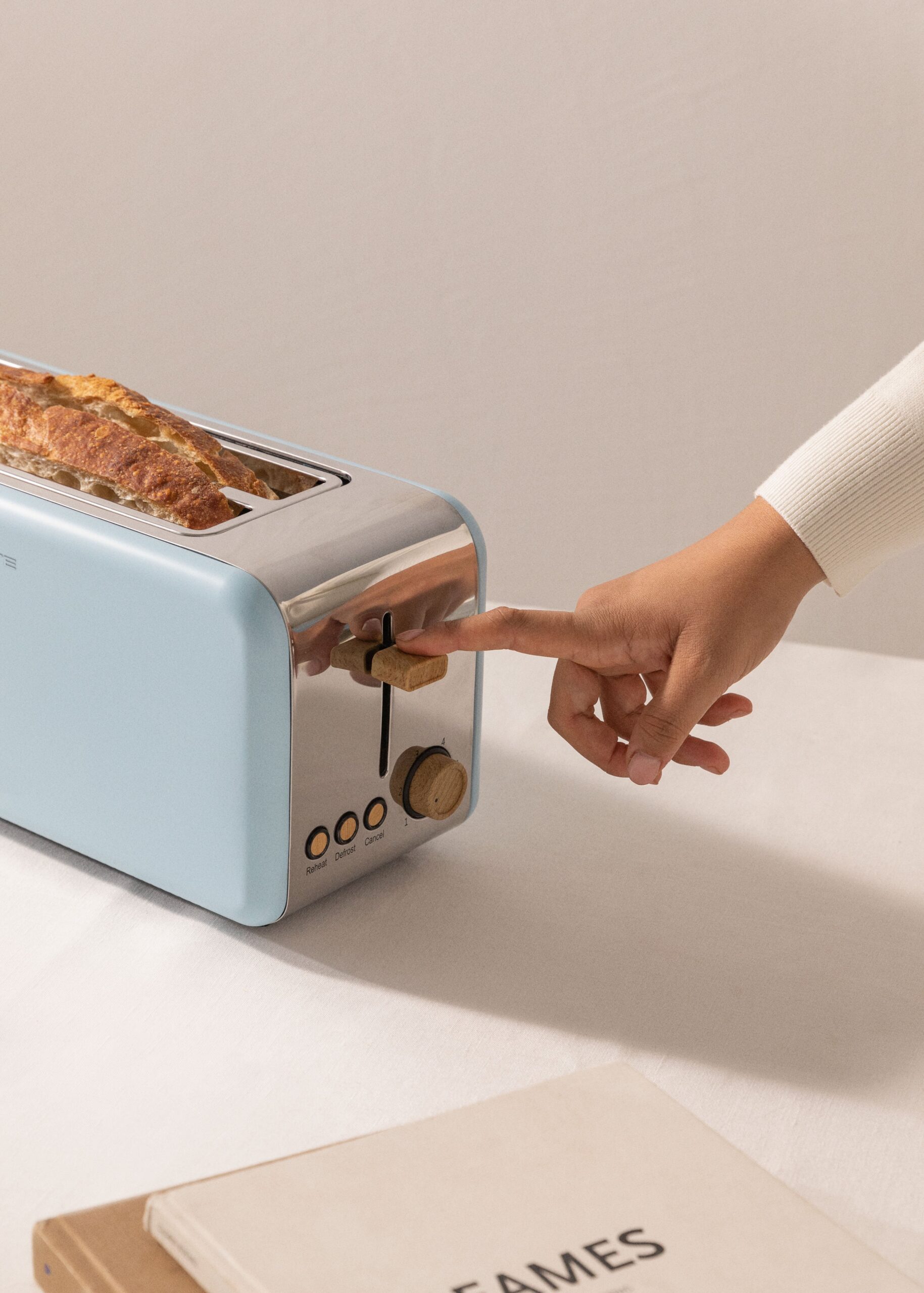 CREATE - TOAST RETRO - Tostapane per fette larghe